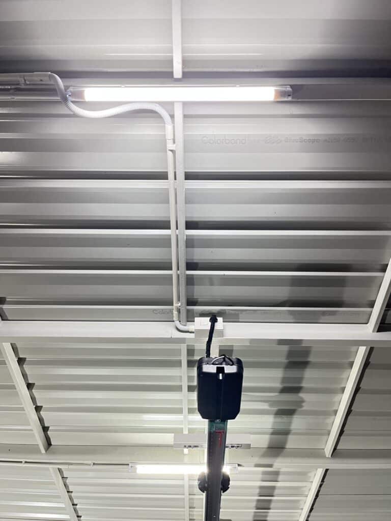 Installation photo of Standard Garage Door for Single House in Chonburi by OZ DOOR (10)