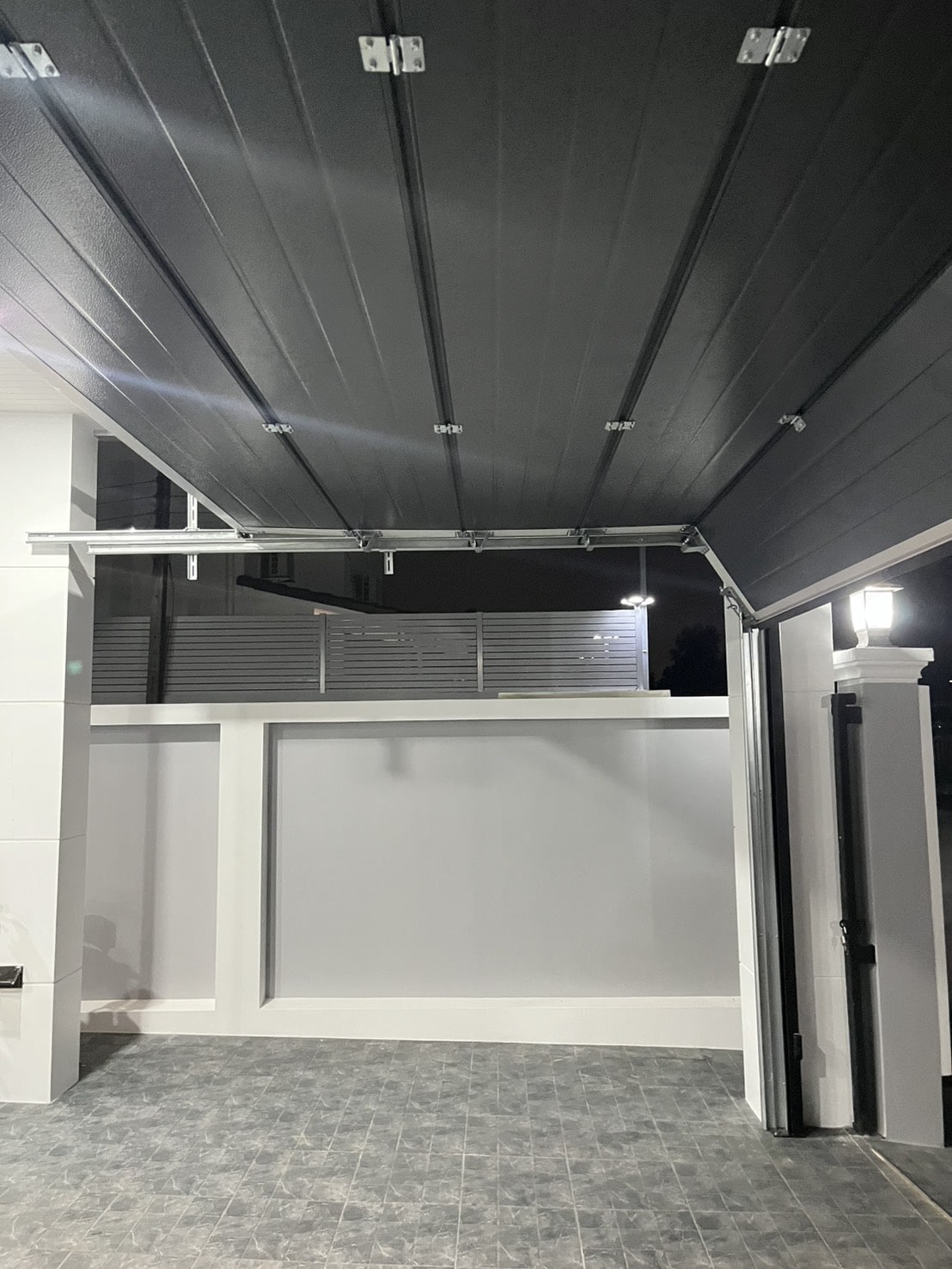 Installation photo of Garage Doors for Single House in Chonburi by OZ DOOR (3)