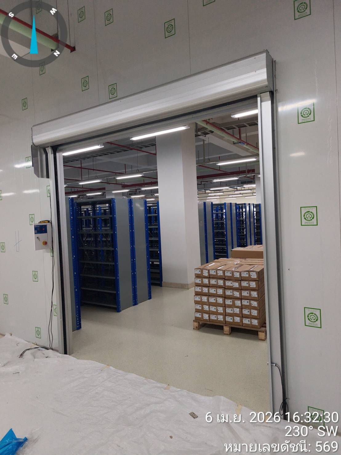 ภาพผลงานติดตั้งประตูไฮสปีด รุ่น Standard สำหรับอาหารและเครื่องดื่ม ที่ปทุมธานี โดย OZ DOOR (7)