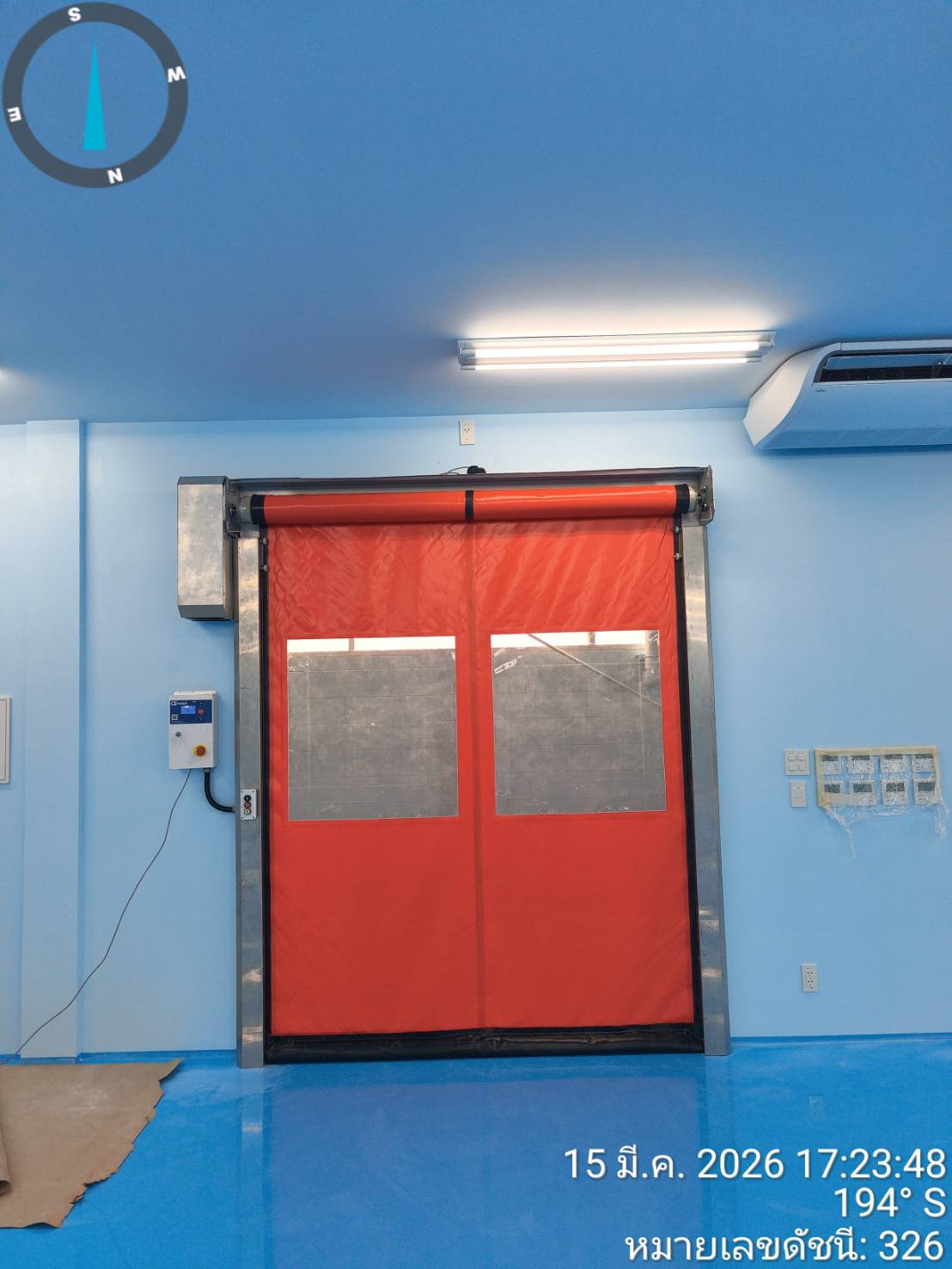 ภาพผลงานติดตั้งประตูไฮสปีด รุ่น Zipper สำหรับโรงงานอุตสาหกรรม ที่ชลบุรี โดย OZ DOOR (10)