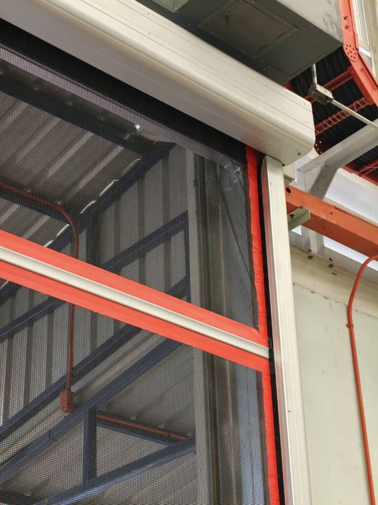 Installation photo of High Speed Doors for Food & Beverage in Samut Prakan by OZ DOOR (2)