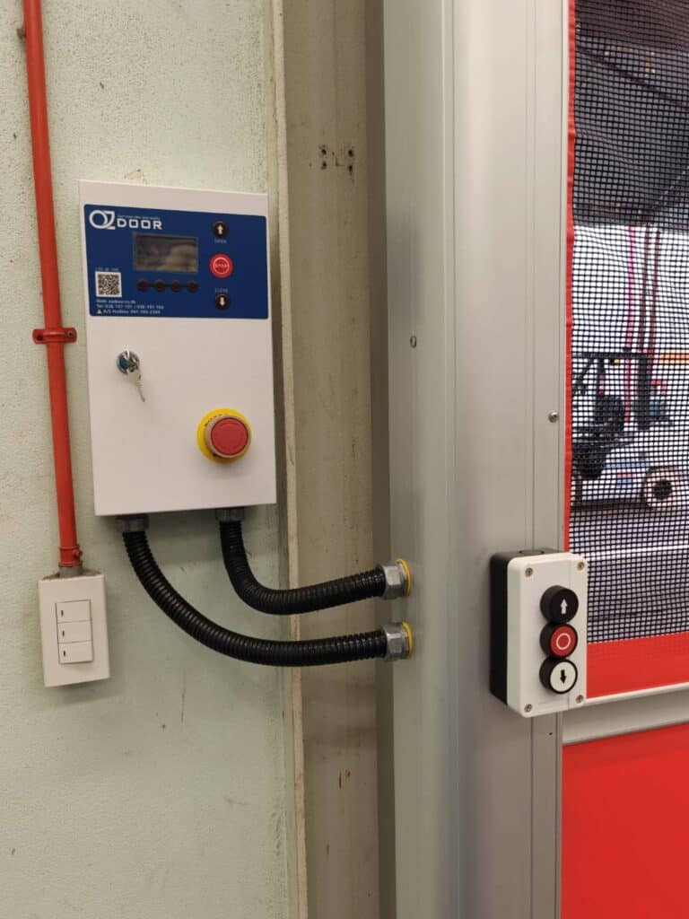Installation photo of High Speed Doors for Food & Beverage in Samut Prakan by OZ DOOR (4)