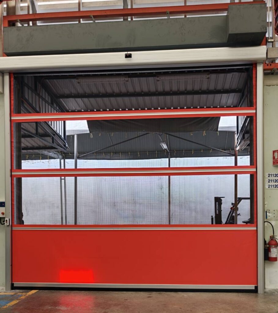 Installation photo of High Speed Doors for Food & Beverage in Samut Prakan by OZ DOOR (5)