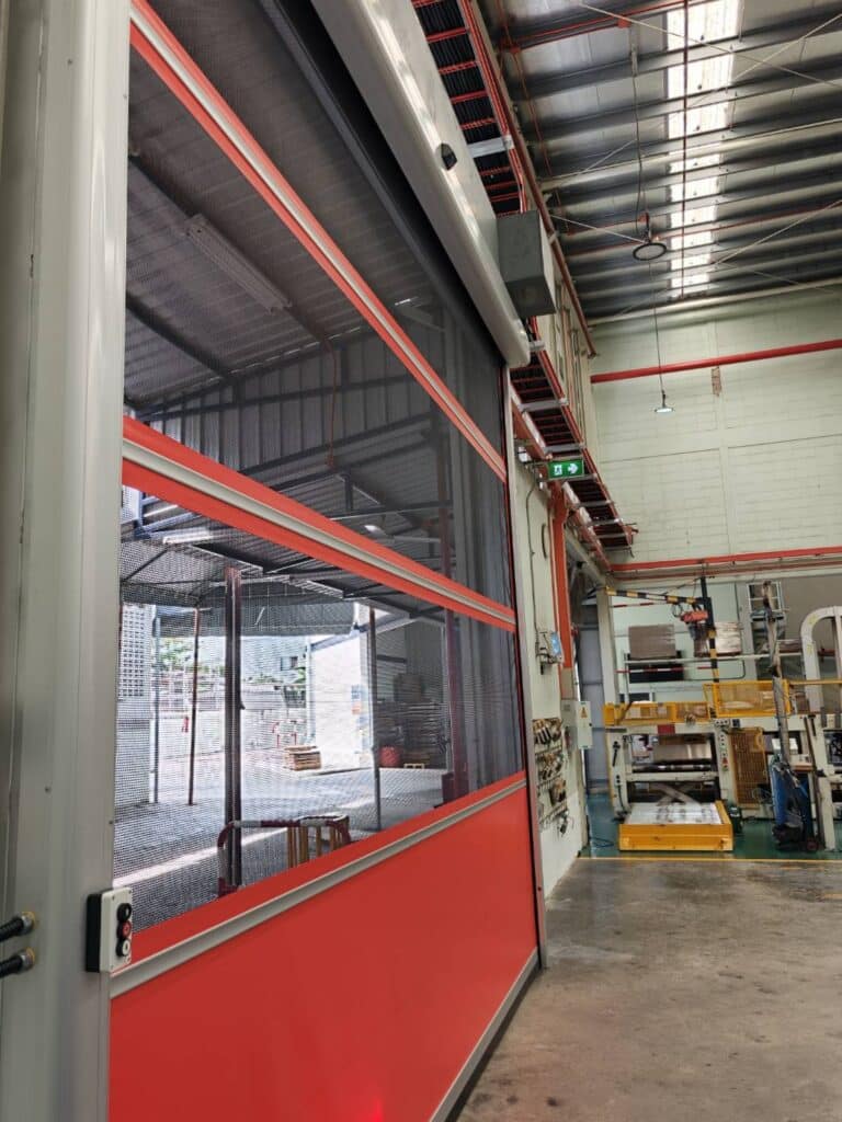 Installation photo of High Speed Doors for Food & Beverage in Samut Prakan by OZ DOOR (6)