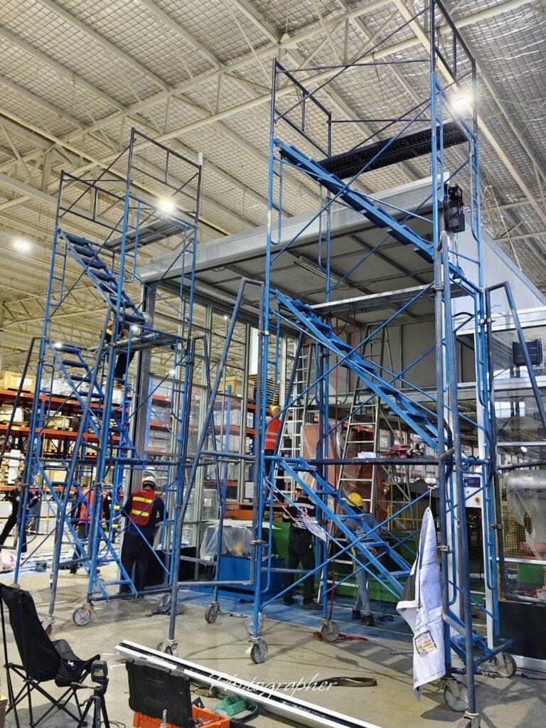 Installation photo of Standard High Speed Doors for Cold Storage in Chachoengsao by OZ DOOR (5)