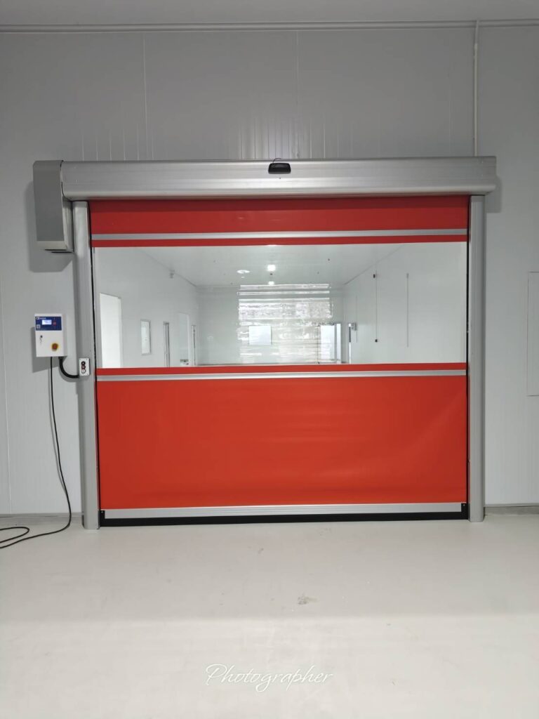 Installation photo of High Speed Doors for Cold Storage in Rayong by OZ DOOR (4)