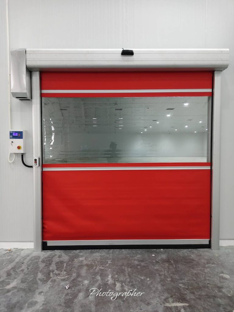 Installation photo of High Speed Doors for Cold Storage in Rayong by OZ DOOR (3)