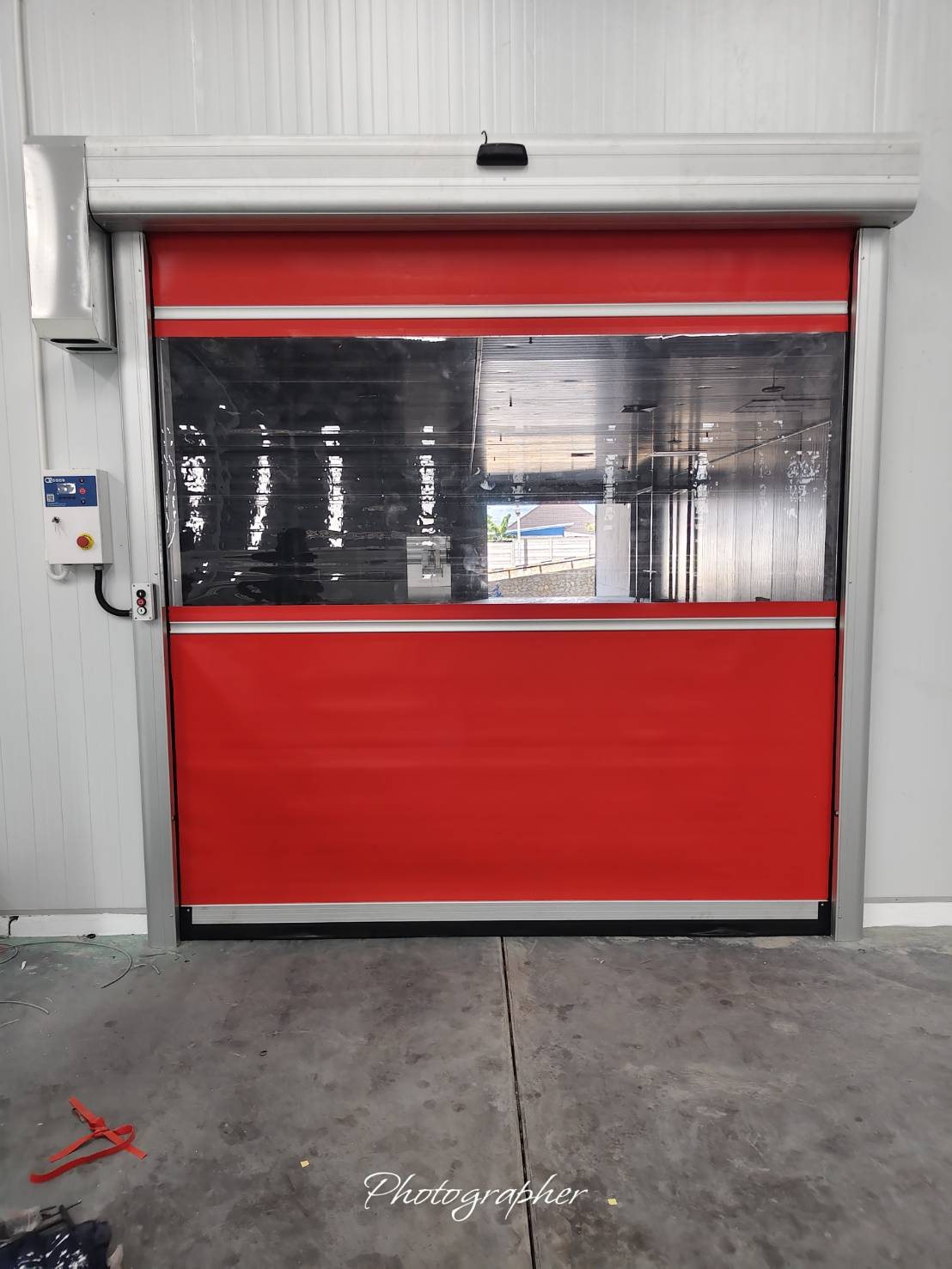 Installation photo of High Speed Doors for Cold Storage in Rayong by OZ DOOR