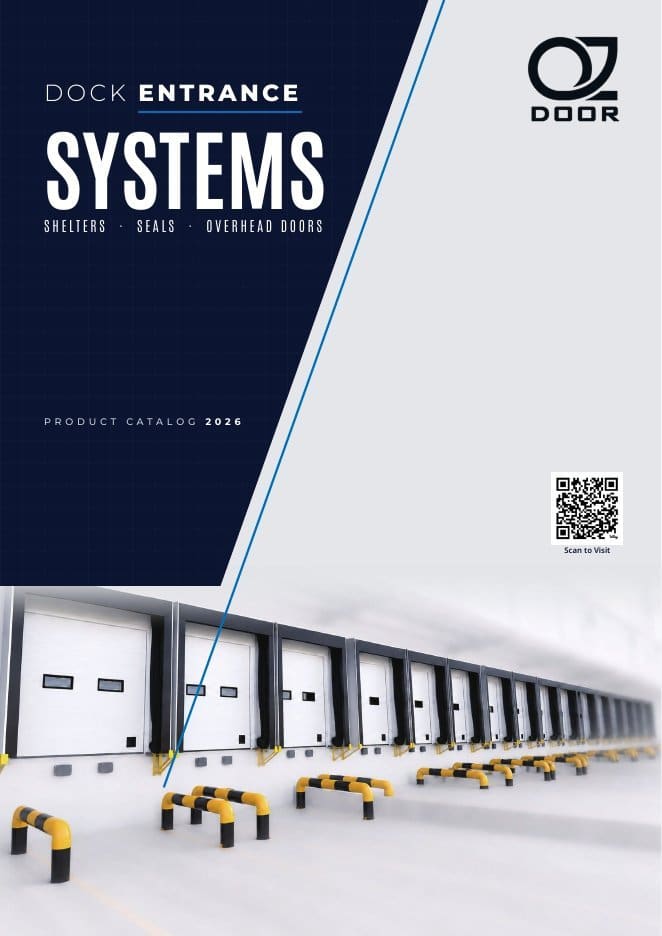 หน้าปกแคตตาล็อก Dock Entrance System OZ DOOR 2026 (ดาวน์โหลด PDF)
